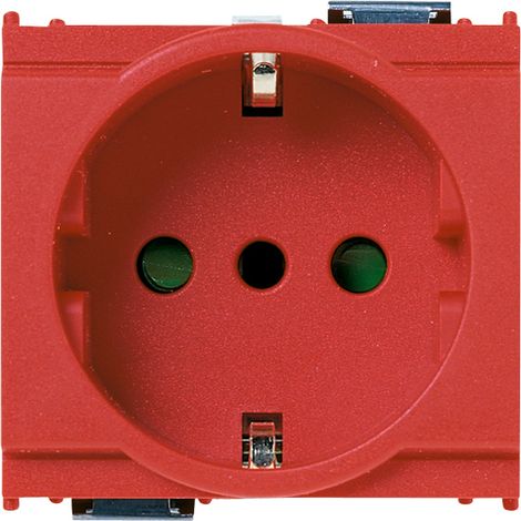 VIMAR - 16209.R Presa 2P+T 16A P30 rosso