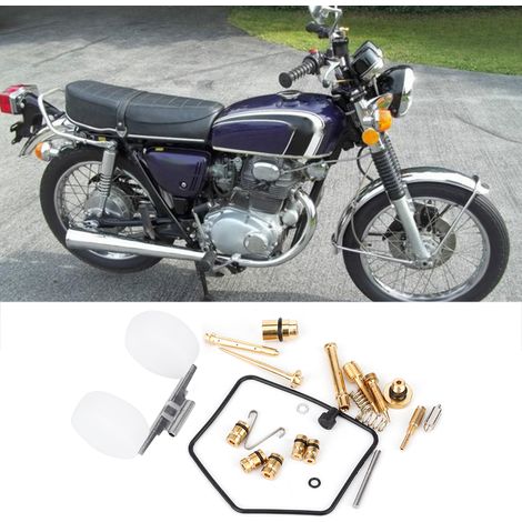 Kit de réparation et de réfection de carburateur compatible avec Honda CB350K CL350K 1970-1973 (1/5)