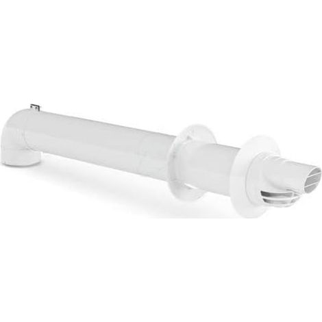 Vaillant Paso de tejado para caldera de condensación Conducción de aire/gas de combustión horiz., PP, 80/125mm, 303209 (1/2)