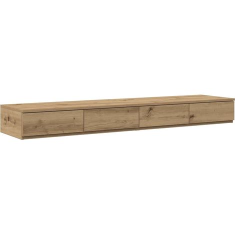 Maison Exclusive - Cassetti per letto Rovere artigianale 150 x 36,5 x 16,5 cm