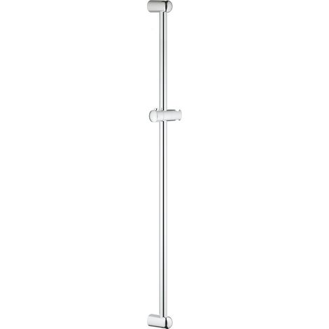 Barre de douche 900mm chromée – Supports muraux inclus – Glisseurs et articulation – Surface chromée GROHE StarLight