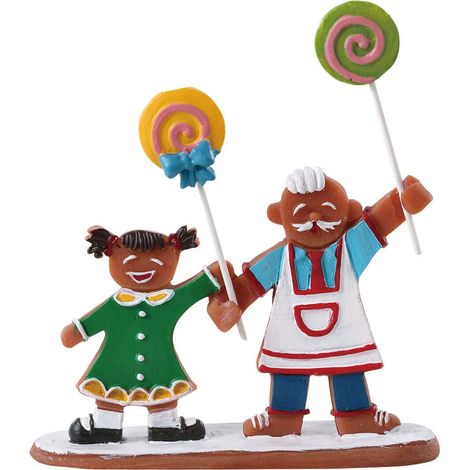 Decorazione "Lolli Ballooza" per Villaggio di Natale e presepe, in Resina da h 2,3 cm