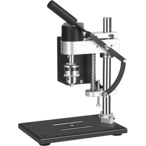 Mini Bench Drill Stand Kit with Vise, Extension Rod, Sanding Accessories, Portable Variable Speed Electric Drill, Precise Workbench for Wood, Plastic Repair (1/5)