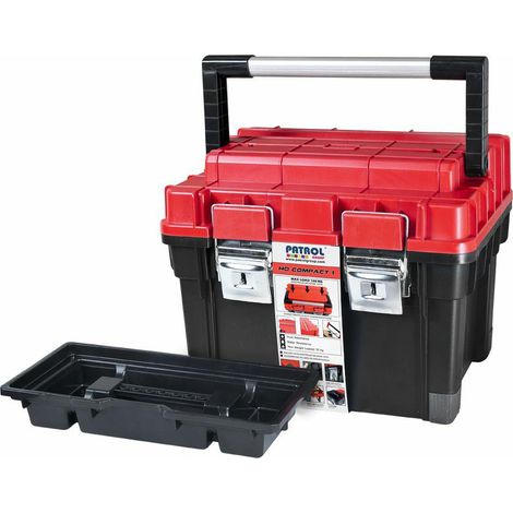 Caja de patrulla HD compacta 1 roja, 48x35x35cm