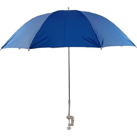 Mini Ombrellone ombrellino parasole con pinza per sedia sdraio passeggino bimbi da mare spiaggia 95 cm universale - colorigenerali: BLU
