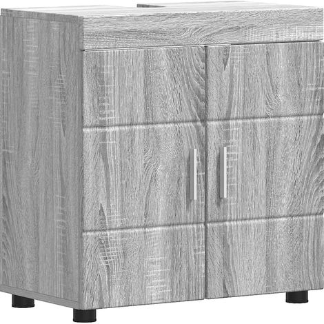 Maison Exclusive - Juego de Muebles de Baño TULUM Gris Sonoma 60