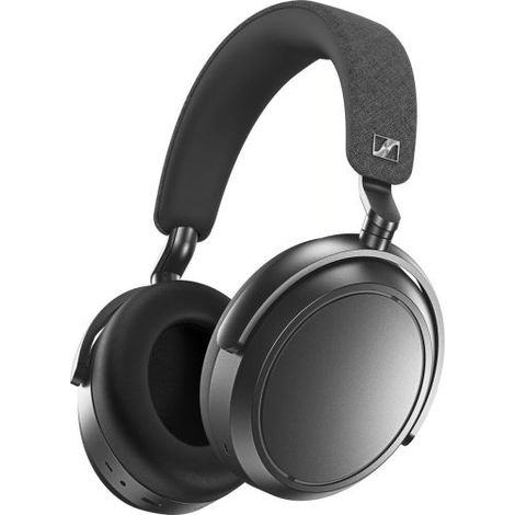 Sennheiser Auriculares Momentum 4 Wireless: Auriculares Bluetooth para Llamadas nítidas con cancelación de Ruido adaptativa, 60 Horas de duración de la batería, Sonido Personalizable - Grafito (1/5)