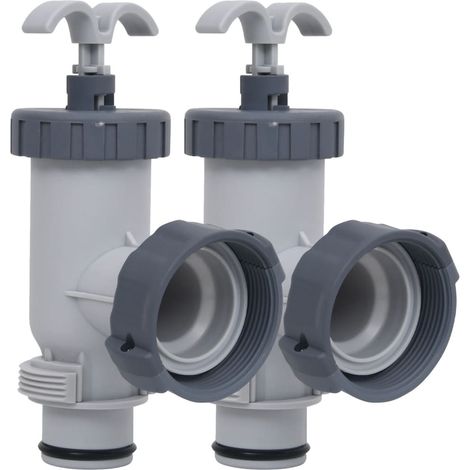 vidaXL Vannes à piston de piscine 2 pcs (1/5)