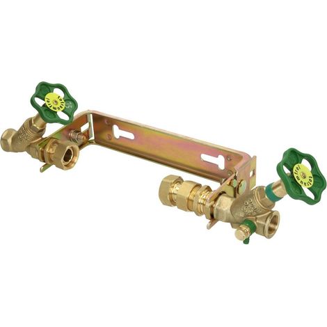 Etrier compteur eau garniture réglable QN 2,5 m³/h- 3/4’’ x 3/4’’