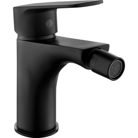 Miscelatore bidet nero corallo opaco