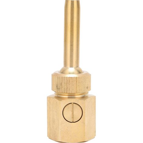 Ugello per fontana regolabile in ottone – filettatura femmina – con valvola – diametro 3/4" (25 mm)