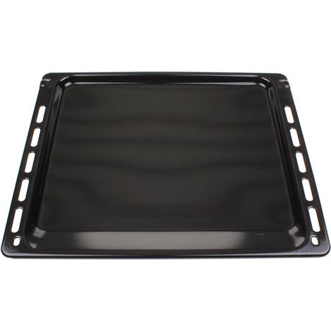 Teglia Forno Smaltata Nera  Leccarda Piastra Whirlpool Bauknecht 445x375x20mm