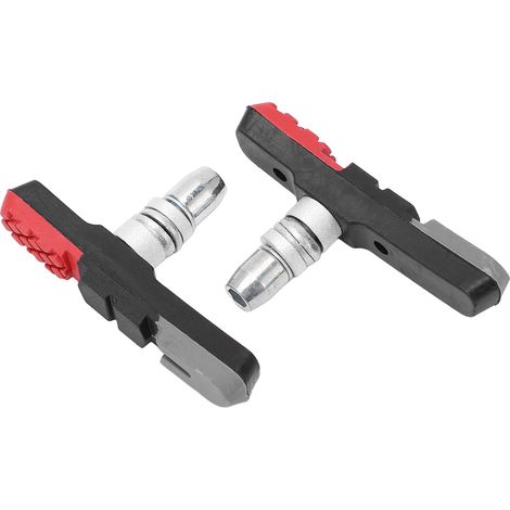 2 pièces plaquettes de frein vélo universelles 73mm pour freins V-Brake, adaptées VTT et vélo route, tout temps (1/5)