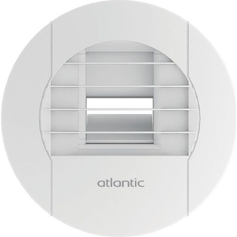 Atlantic – Bouche VMC hygroréglable 125mm – Pour WC – Débit 5-30m³/h – Installation facile – Conception compacte