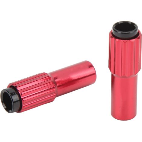 Vis de réglage de câble de frein de vélo, manchon de réglage en alliage d'aluminium pour vélo de route et VTT, rouge / 1 paire (1/5)