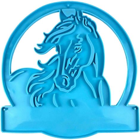Moule en résine époxy pour tête d'animal, décoration de ferme, plaque de porte, artisanat fait main (1/5)
