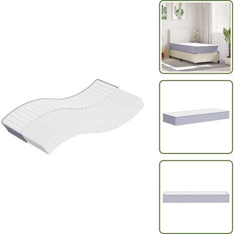 Matelas en mousse moyennement doux 90x200 cm - Matelas Mousse - Matelas Confortable - Matelas Livraison Rapide - Matelas Bon Marché - Matelas Double Face (1/5)
