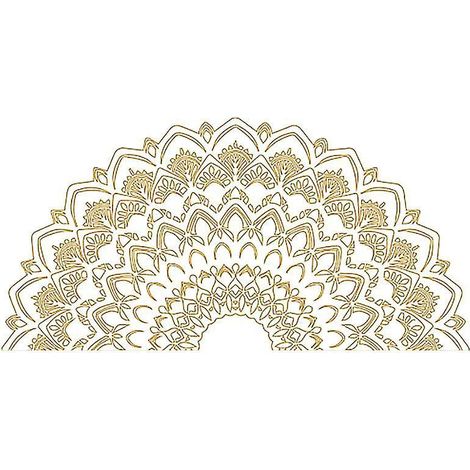 1 autocollant mural mandala (1/3)