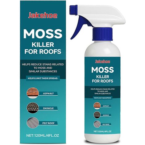 Traitements anti-mousse et anti-lichen liquides préventifs pour toitures en bardeaux d'asphalte, élimination des algues pour toitures ombragées exposées au nord, entretien des maisons côtières (1/5)
