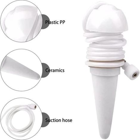 Kit d'irrigation goutte à goutte 8 pièces, système d'irrigation automatique des plantes pour jardin, maison, intérieur, extérieur