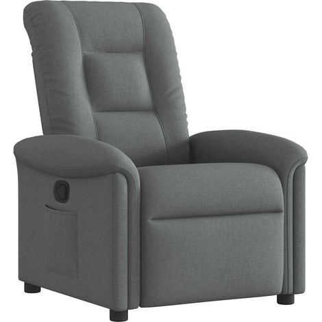 Maison Exclusive - Relaxsessel Dunkelgrau Stoff