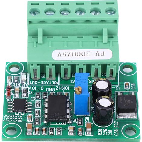 Convertisseur Fréquence-Tension FV-200Hz5V 0-5V Sortie Analogique Module Inverseur (1/5)