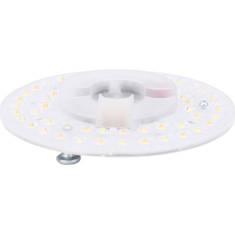 Ventilatore da soffitto magnetico rotondo da 4,9 pollici con luce LED integrata, 3 colori, a risparmio energetico. (1/5)