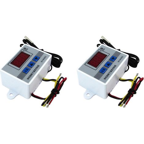 Lot de 2 XH-W3002 Microcomputer Numérique Thermostat 12V 120W avec Probe Heat Cool Temp Thermostat commande interrupteur (1/5)