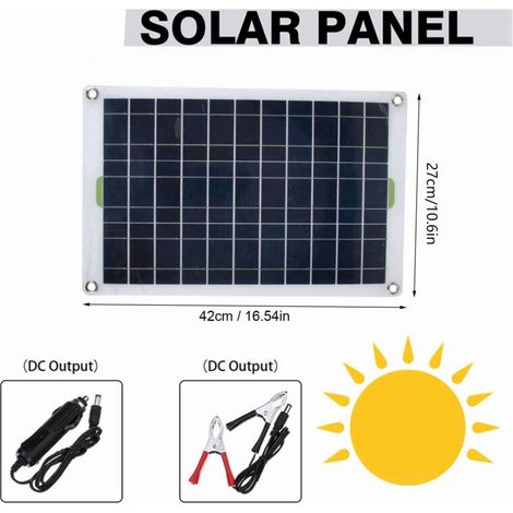 Kit de bomba de agua solar, 800 L/h, 12 V, bajo nivel de ruido, CC, ecológica, bomba solar de plástico de silicona duradera para estanques de jardín. (1/3)