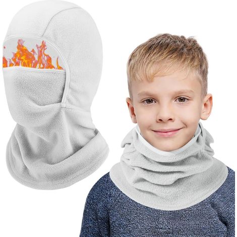 Kinder Sturmhaube Winter Fleece Warm Winddicht Skimaske Radfahren Gesichtsmaske unter Helm (1/5)