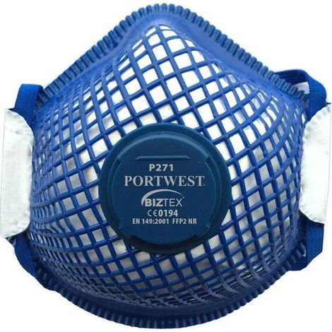 Ergonet Maschera Respiratoria FFP2 con Valvola - Bianca - Portwest (1/2)