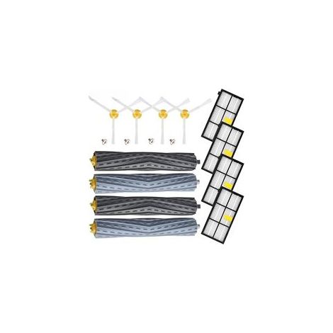 TAISHENGDA – Set di accessori da 19 pezzi per robot aspirapolvere, compatibile con le serie iRobot Roomba 800 e 900, rulli in gomma, spazzola laterale, filtro (1/5)