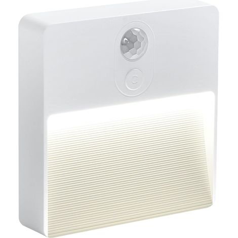 Luce notturna con sensore di movimento, luce notturna a LED a batteria, AUTO/ON/OFF, luce notturna per bambini, luce calda/bianca/mista, luce notturna a LED per corridoio, scale, cucina, guardaroba, s (1/5)