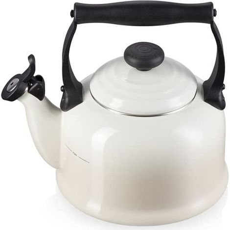 Le Creuset Tradition Bouilloire Pour Cuisinière avec Sifflement et Ligne Maximale, Aci...