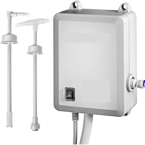 Pompe de Distribution d'eau en Bouteille avec Tuyau en PE 1 Gal/Min 40 PSI for Machine à café et thé Distributeur d'eau réfrigérateur Machine à glaçons (Color : Single Headed A) (1/5)