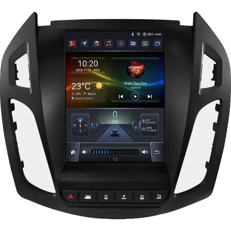 Autoradio, touchscreen, supporto multimediale, compatibile con FORD Transit / Tourneo Connect 2013-2018, S6 (1/2)