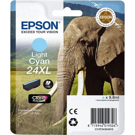TINTE T2435 - Tinte - Epson - hellcyan - T2435 - original (C13T24354012) (1/5)