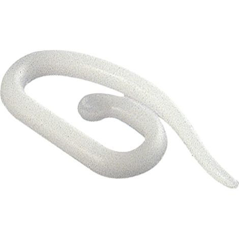 Ganci per tende in plastica 27 mm. confezione da 1000 pezzi.