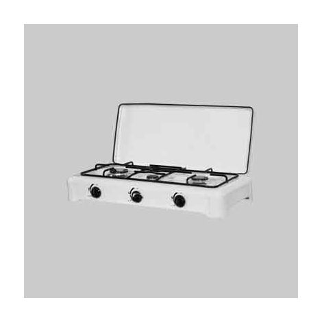 Fornello a gas 3 fuochi 69x31x13 cm
