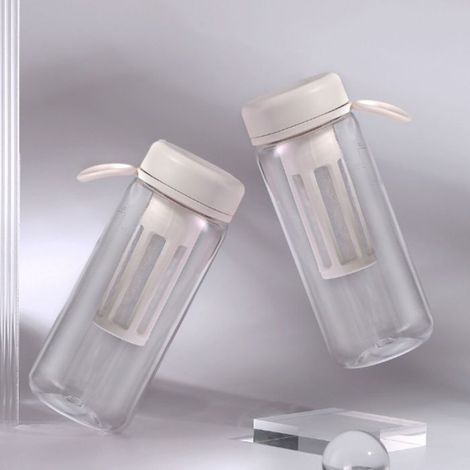 Cafetière à infusion à froid 600 ml (20 oz) avec filtre amovible, pour préparations froides maison, capacité généreuse, système de filtration pratique (1/5)