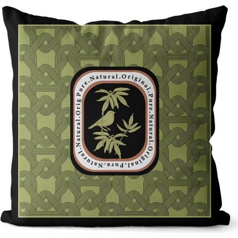 Set di 4 federe decorative per cuscini 45x45 per camera da letto, divano, sedia, letto, giardino (verde vintage) (1/4)