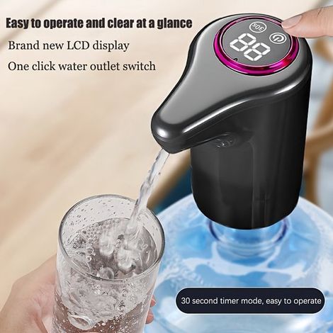 Bomba de agua eléctrica,dispensador de agua automático inteligente. Adecuado para uso doméstico,carga USB,bomba de agua inalámbrica (1/5)
