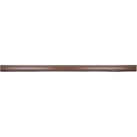 burlete marrón basculante de aluminio para interior y exterior 93 cm (1/5)