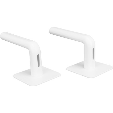 Lot de 2 supports de rangement muraux pour rouleau de papier, sans perçage, pour cuisine et salle de bain.