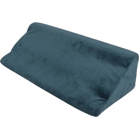 Coussin de Lit en Mousse à Coin Incliné, Doux avec Fermeture Éclair, Triangle Orthopédique pour Adultes, Positionneur de Corps 60 x 25 x 15 cm (1/5)