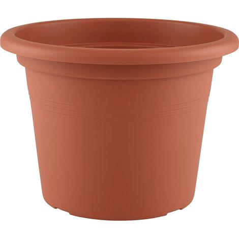 Pot Rond En Terre Cuite - 1 Pièce - Style Traditionnel - Pour Jardin Et Terrasse - Diamètre 60 Cm (1/5)