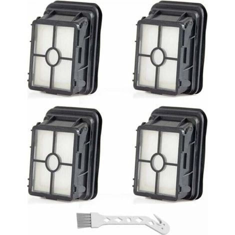 Bissell Crosswave 4 pièces 1866 1866F Filtres de Rechange Lavable pour les Aspirateurs Bissell CrossWave 3-en-1 Multi-Surface 17132 et Pet Pro 2225N