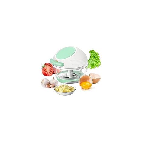 Manueller Zerkleinerer, Mini-Knoblauchzerkleinerer 180 ml, Zwiebelzerkleinerer, manueller Gemüsezerkleinerer, tragbarer Zerkleinerer, Zwiebelzerkleinerer - Crezuo