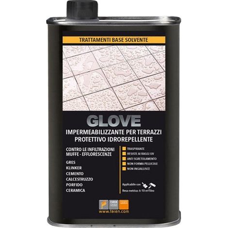 Impermeabilizzante per terrazze adatto al trattamento protettivo idrorepellente 1 lt