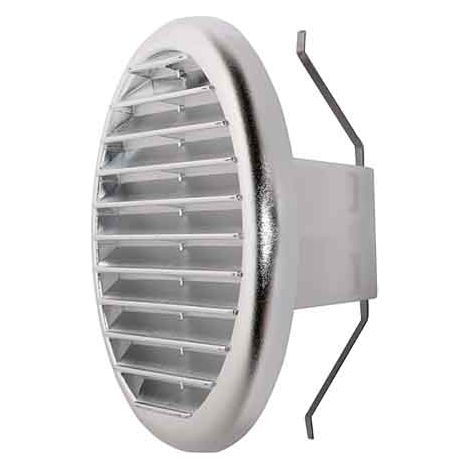 GRIGLIA DI AERAZIONE CROMO UNIVERSALE Ø 125160 mm (1/2)